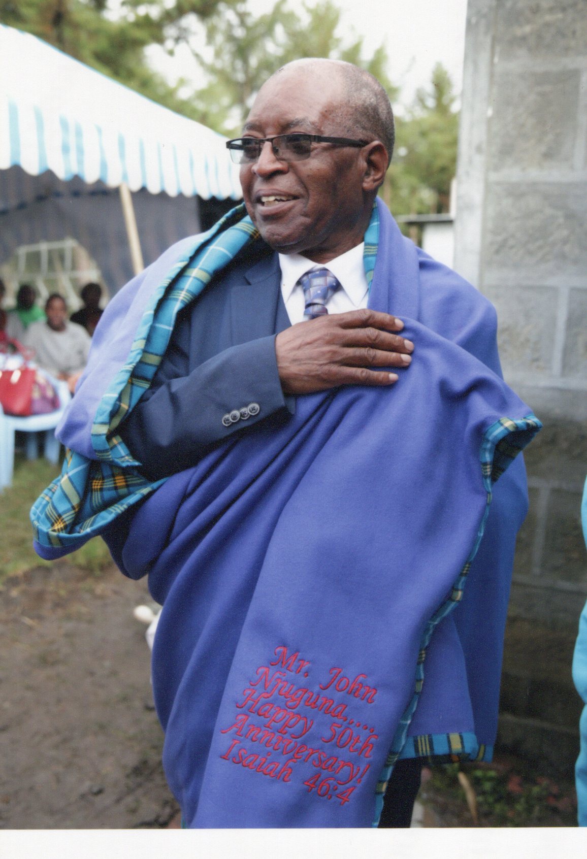 Wrapped in honour.