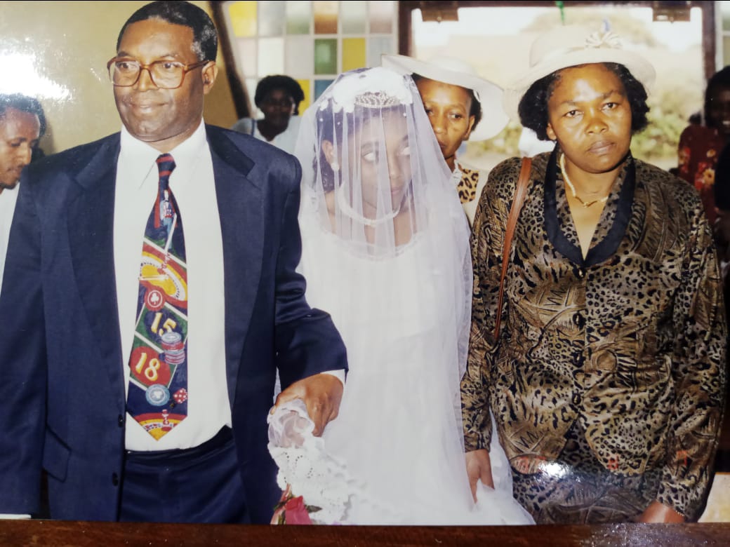 A wedding day — walking a daughter down the aisle.